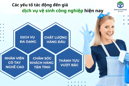 Các yếu tố tác động đến giá dịch vụ vệ sinh công nghiệp hiện nay