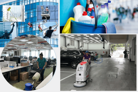 Dịch vụ vệ sinh tòa nhà trọn gói gồm những gì?