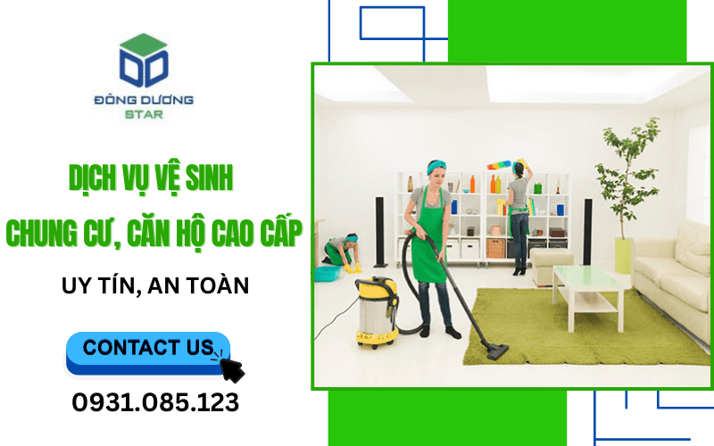 dịch vụ vệ sinh chung cư, căn hộ cao cấp