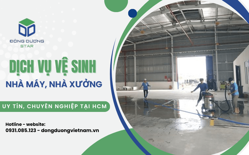 vệ sinh nhà máy, nhà xưởng