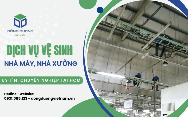 vệ sinh nhà máy, nhà xưởng