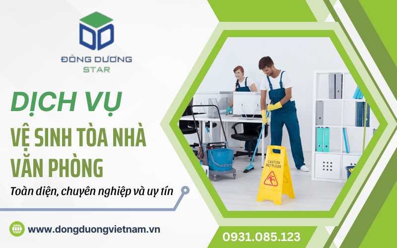 vệ sinh tòa nhà văn phòng