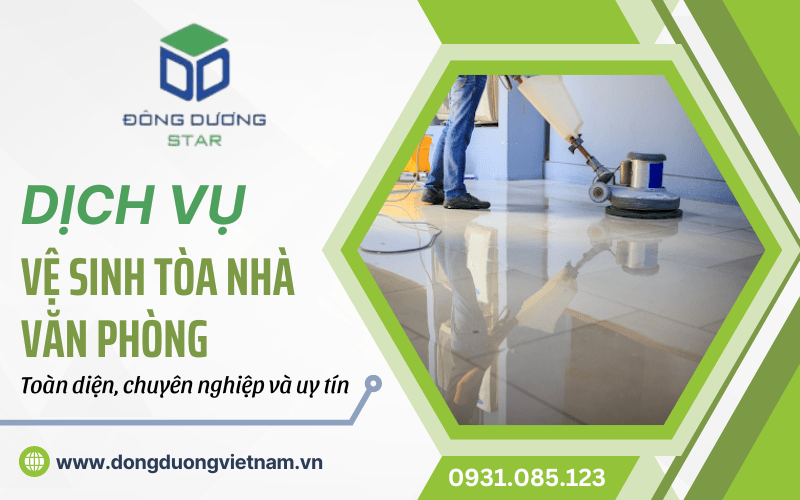 vệ sinh tòa nhà văn phòng