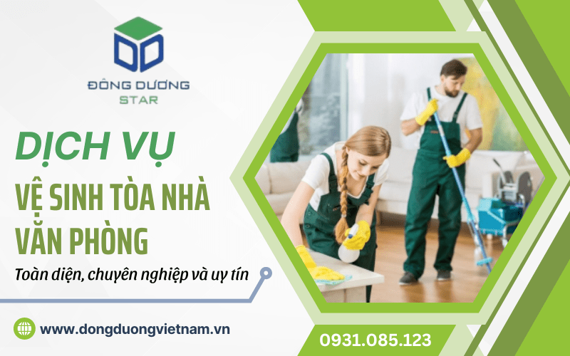 vệ sinh tòa nhà văn phòng