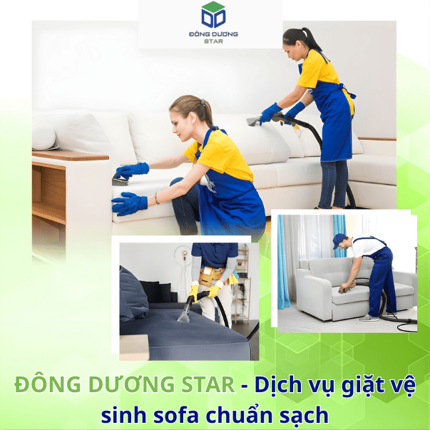 Dịch vụ giặt vệ sinh sofa chuẩn sạch