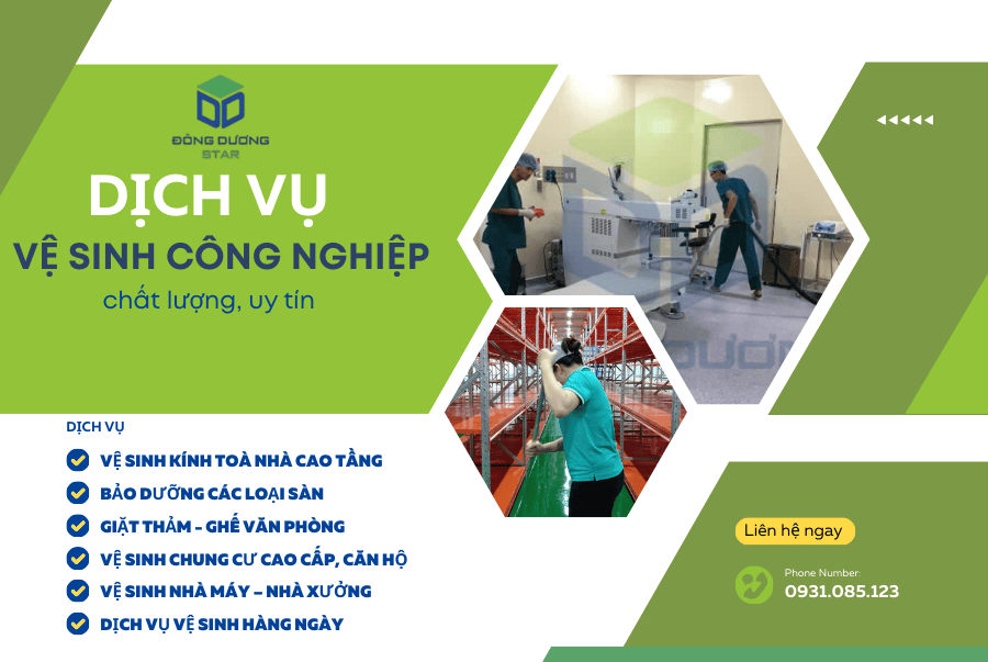 Dịch vụ vệ sinh công nghiệp quận 1 chất lượng, uy tín