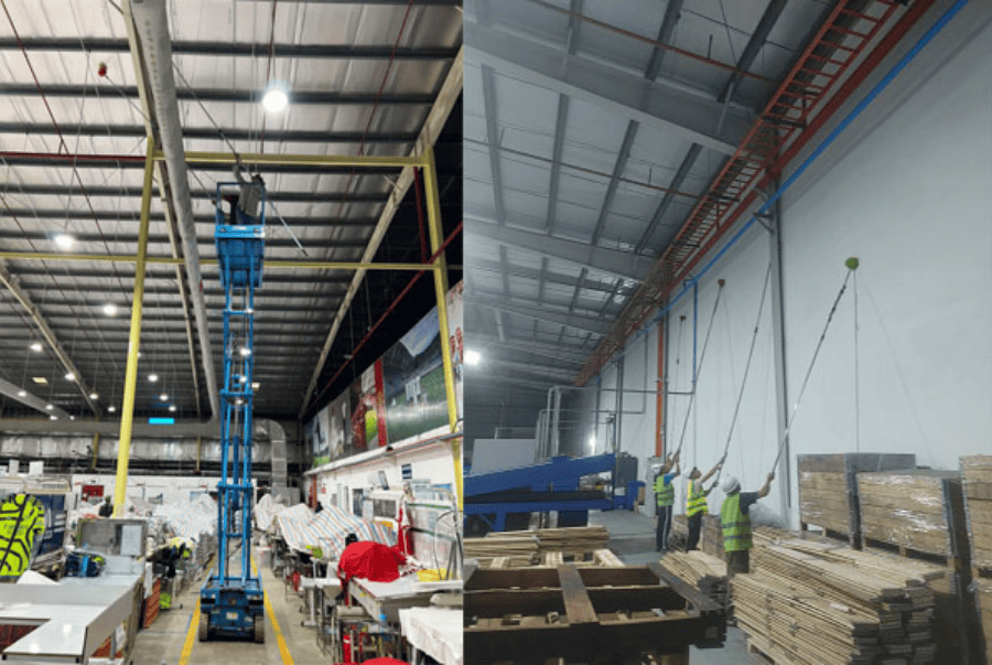 Dịch vụ vệ sinh công nghiệp quận Tân Phú