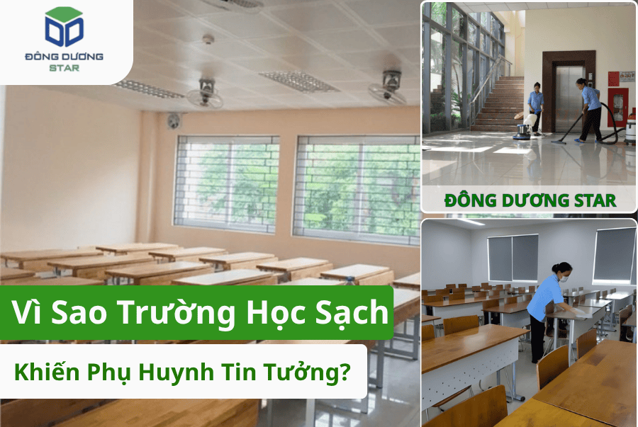 Dịch vụ vệ sinh trường học