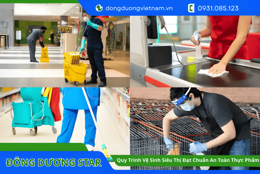 Giải pháp vệ sinh siêu thị chuyên nghiệp, tiết kiệm chi phí