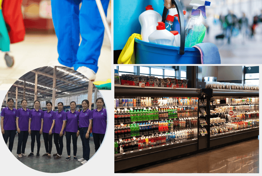 Giải pháp vệ sinh siêu thị chuyên nghiệp, tiết kiệm chi phí