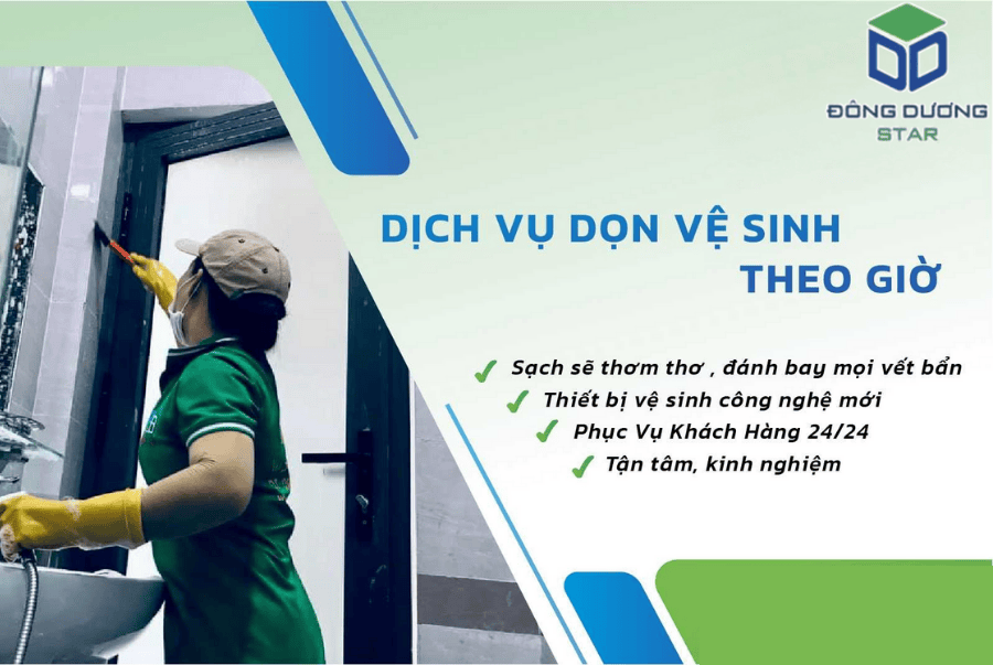 Dịch vụ vệ sinh theo giờ