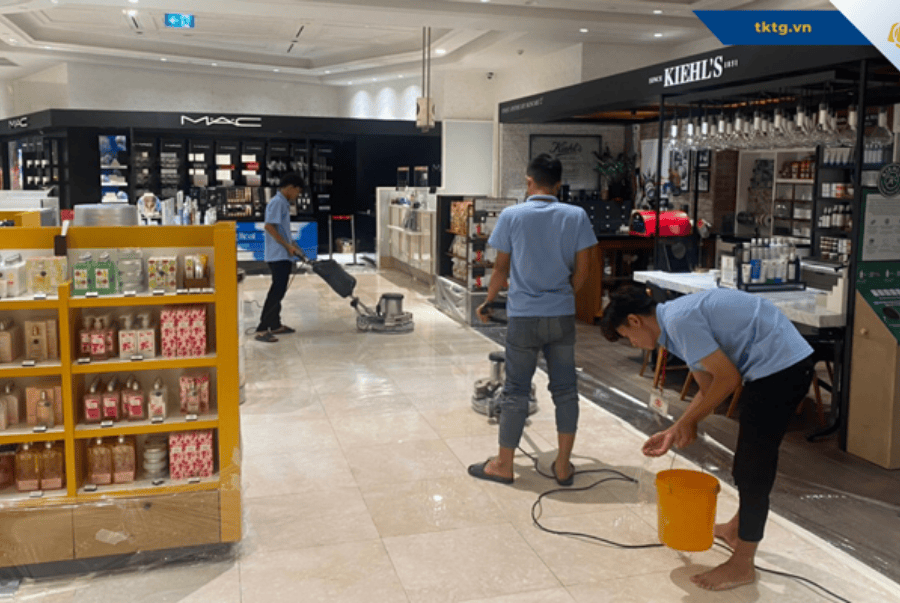 thuê dịch vụ vệ sinh siêu thị trọn gói