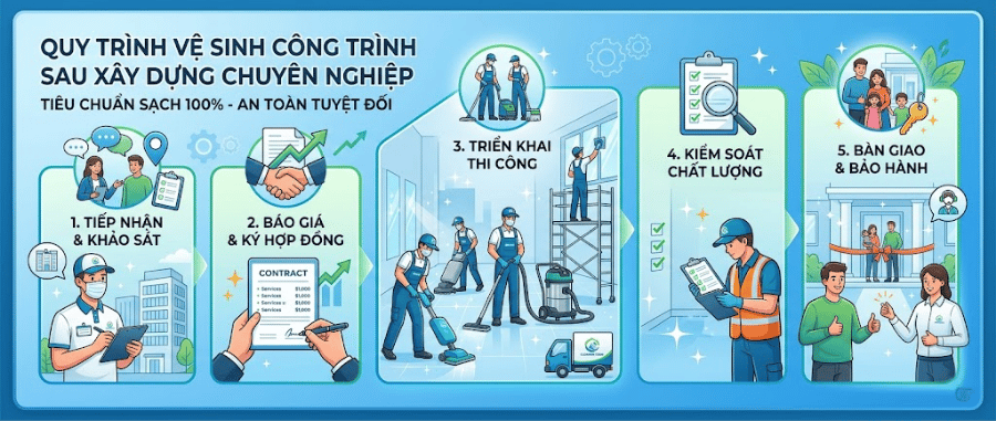 Tổng Vệ Sinh Sau Xây Dựng