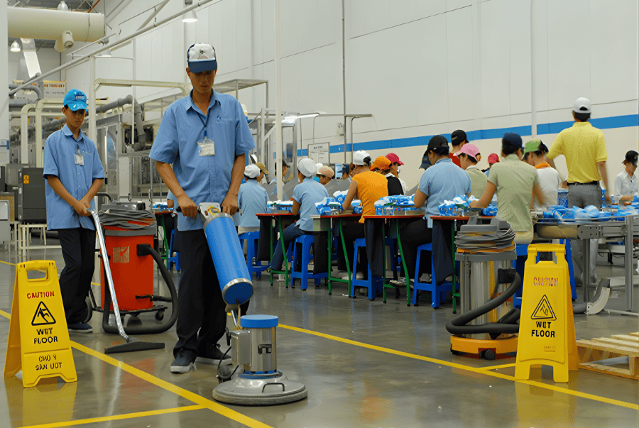 Vệ Sinh & Bảo Dưỡng Kho Bãi KCN Bình Dương