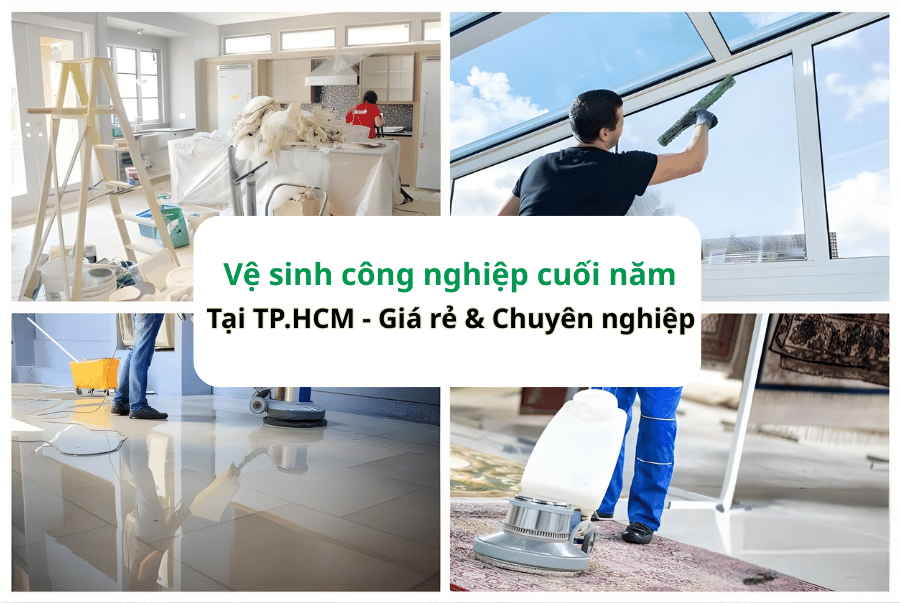 Vệ sinh công nghiệp cuối năm