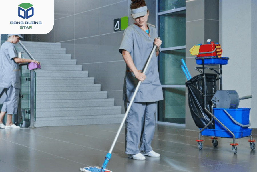 cung cấp tạp vụ vệ sinh