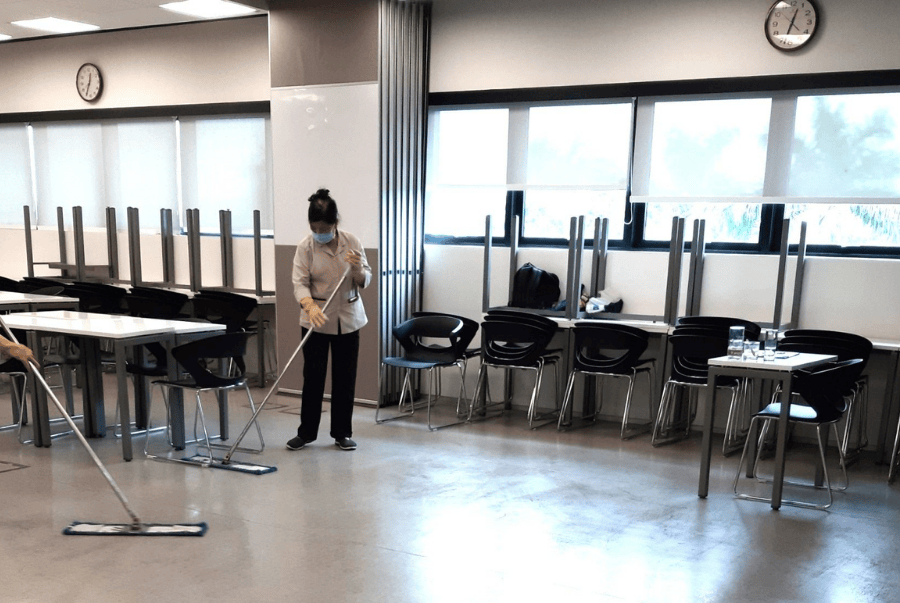 dịch vụ vệ sinh trường học chuyên nghiệp