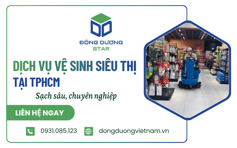 Dịch vụ vệ sinh siêu thị tại TPHCM