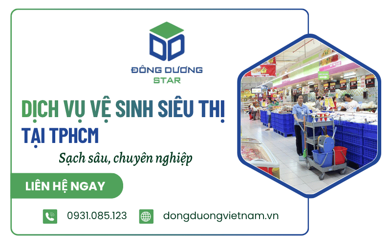 Dịch vụ vệ sinh siêu thị tại TPHCM