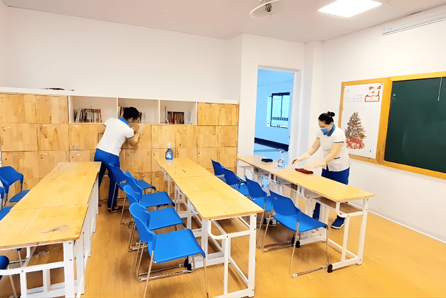 vệ sinh trường học chuyên nghiệp